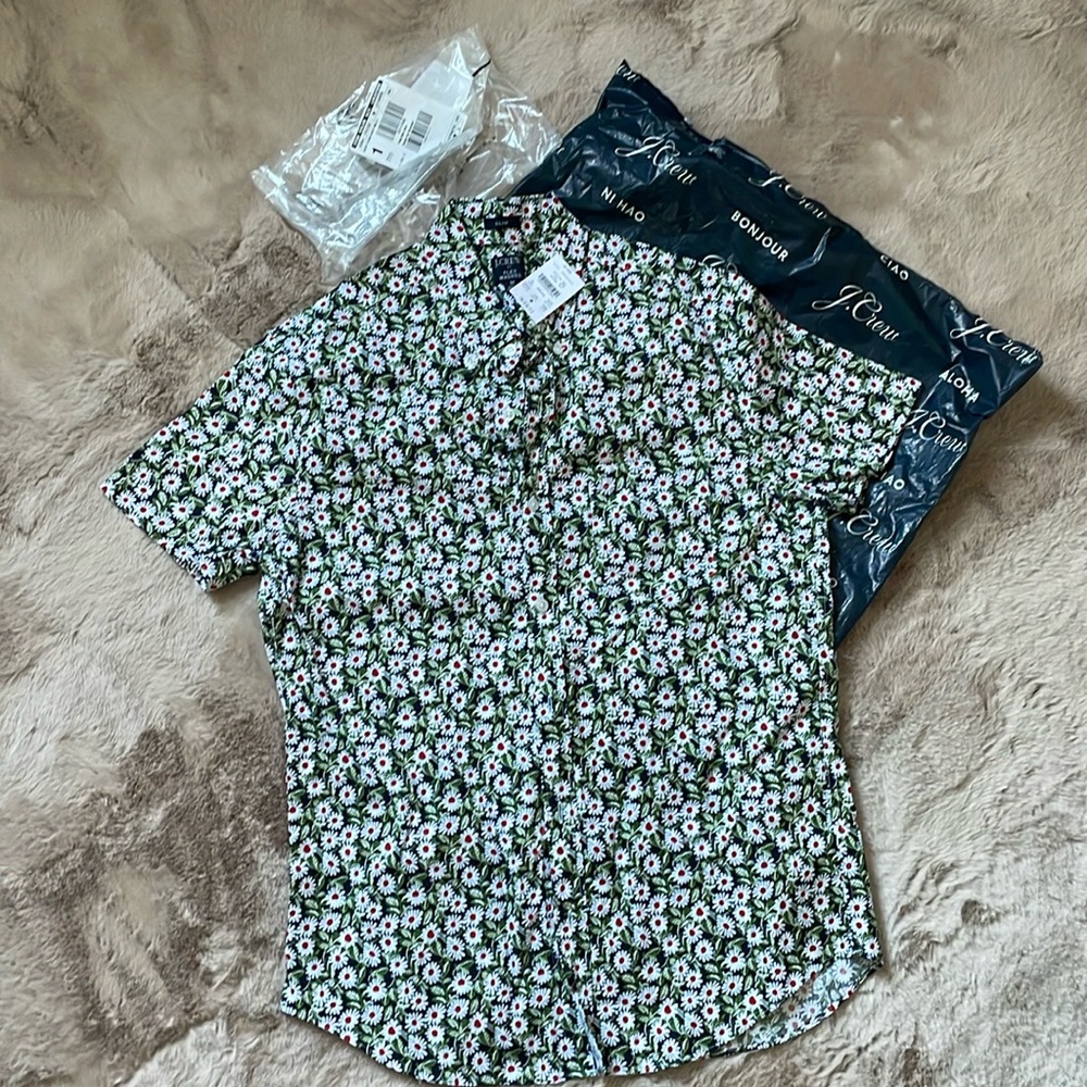 Men’s Jcrew button down short sleeve shirt